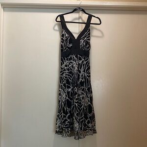 Women Black and White, Lane Bryant Midi Dress